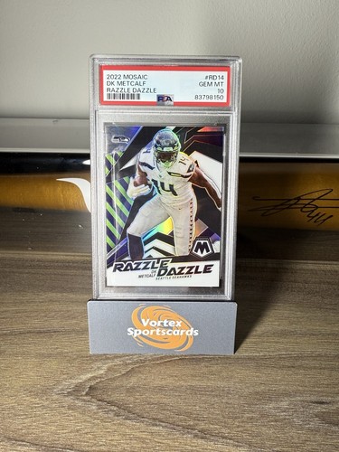 DK Metcalf #RD-14 2022 Panini Mosaic Razzle Dazzle card