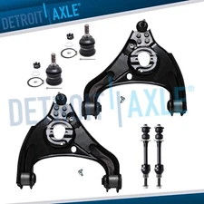 Front Control Arms + Ball Joint + Sway Bars Kit for 2006-2012 Dodge Ram 1500 RWD