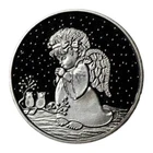 1-oz Christmas Angel .999 Fine Silver Round