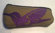 Messina Covers 1 Single Trumpet Mouthpiece Case Pouch Purple Hummingbird