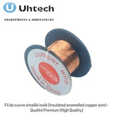 Fil de cuivre 1 RS PRO Emaillé 1 mm diamètre 1.08 mm, 80 m