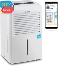 4,500 Sq Ft Smart Wi-Fi Energy Star Dehumidifier with App, Continuous Drain Hose