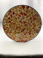 Blumentisch*Beistelltisch*BlumensäUle*Rund*Metall*Mosaik*Scherben*Tisch*50 Cm