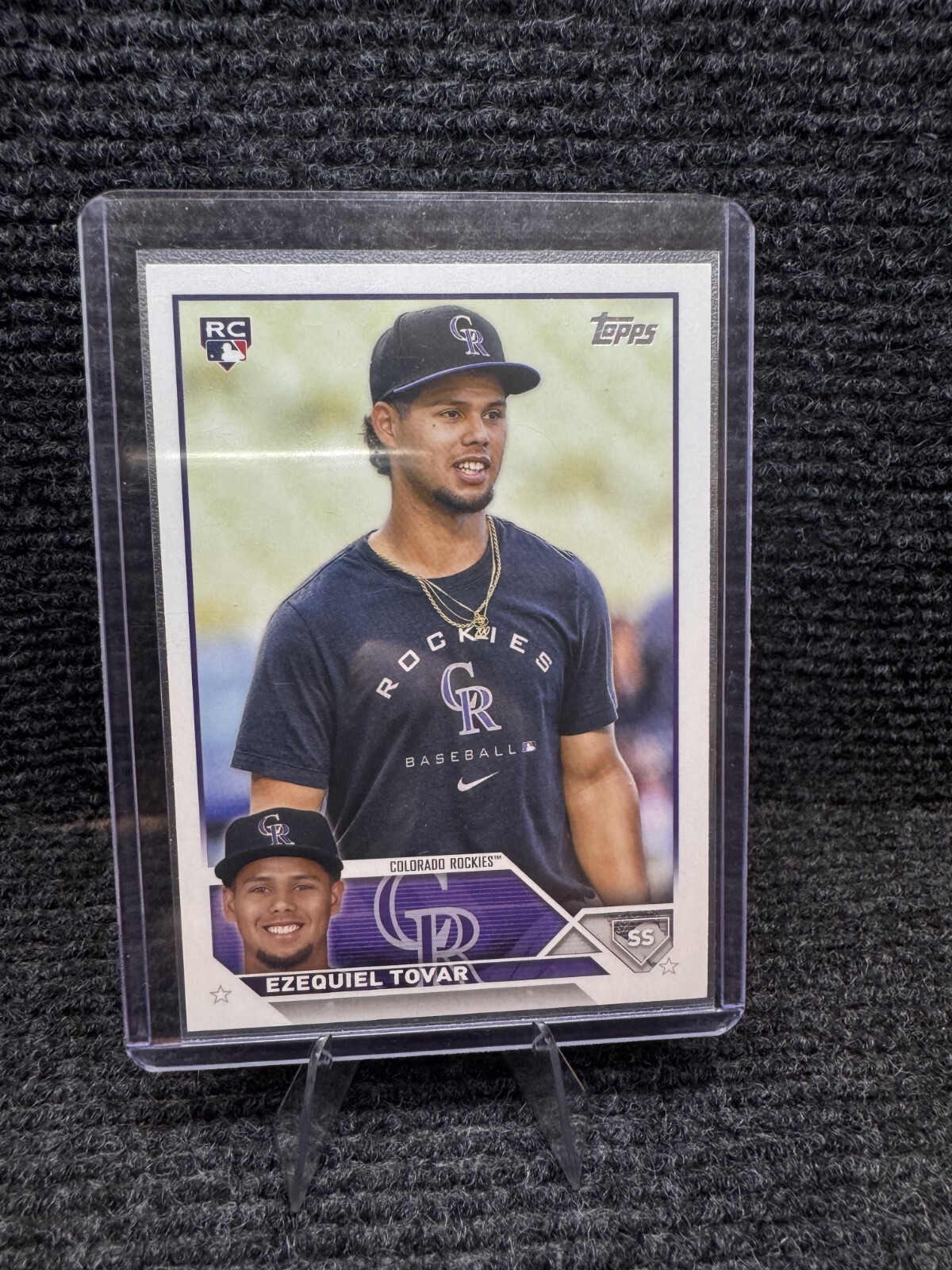 2023 Topps Series 2 - Ezequiel Tovar Rookie Card SSP Gold Mirror #651 RARE