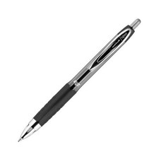 Uniball 207 Retractable Gel Ink Pen 0.7mm Med Point Black Office School Home