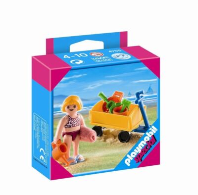 Playmobil Special 4755 GIRL WITH BEACH TOYS New