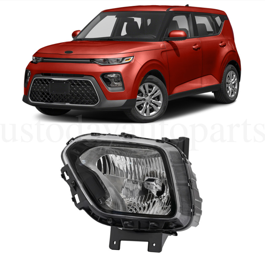 Left Headlight For 2020 2021 2022 Kia Soul GT SX LX Halogen Driver Side Headlamp