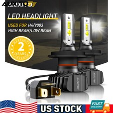 AUXITO H4 9003 LED Headlights High Low Beam Bulbs Conversion Kit 120W White