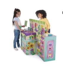 Pop2Play Pretend Play set Life Size Ice Cream Shop Doubles As Flower Market EUC