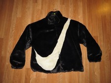 Nike Sportswear Faux Fur Womens Jacket Size Xl Black Fossil Cu6558-010 In Hand