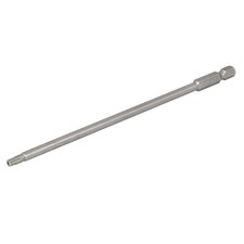 Image of 1/4" Hex Shank T20 Magnetic Torx Security Screwdriver Bit 150mm Long
