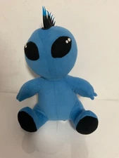 A & A Global Industries Blue Mohawk Punk Alien Stuffed Plush