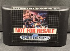 Streets of Rage 2 NOT FOR RESALE (Sega Genesis, 1992)