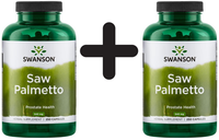 2 X Swanson Saw Palmetto, 540Mg - 250 Caps (79,98 Eur/Kg)