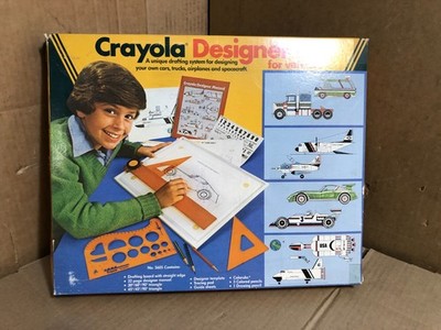 Vintage Crayola Designer Kit & Drafting Set 1982