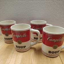 VINTAGE Cambells Soup Mug 1960's Made in USA set of 4