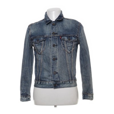 Levi Strauss & Co, Jeansjacke, Herren, Größe: S, Blau, Baumwolle, Einfarbig #4u8