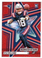 2025 Panini Rookies & Stars #152 KYLE WILLIAMS 'RED PARALLEL' RC! PATRIOTS
