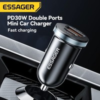 30W USB-C UBS-A AutoladegeräT SchnellladegeräT Pd Qc 3.0 Scp 5A 12/24V