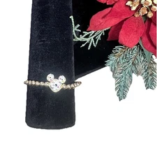 NEW Baublebar Disney Character Bite Mickey Mouse Pink Donut 4mm Pisa Bracelet