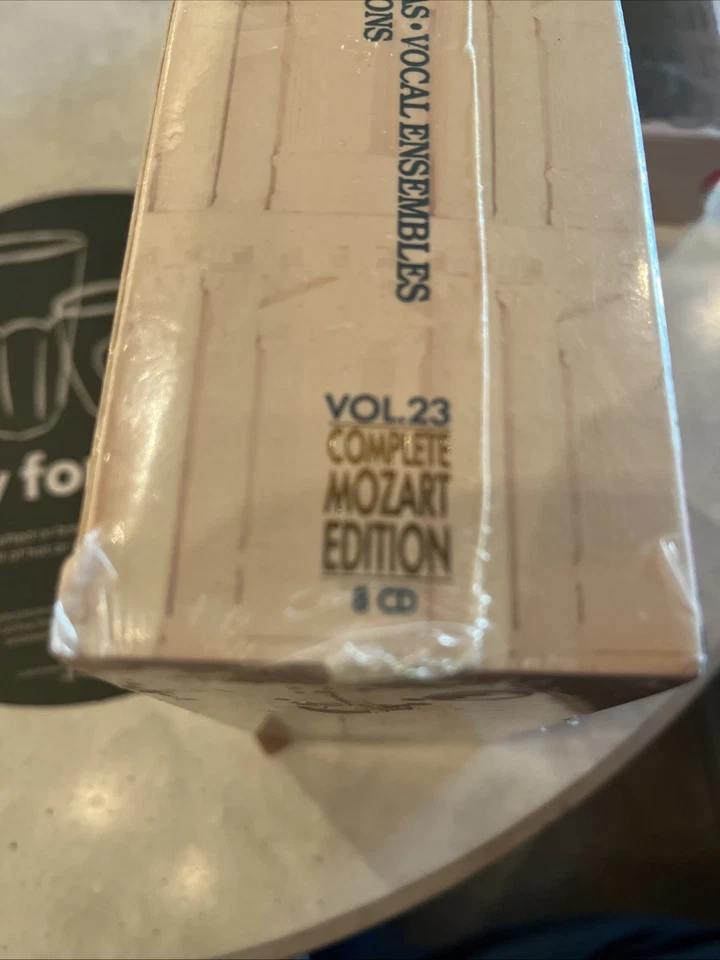 Complete Mozart Edition #23 Arias Vocal Ensembles Canons 8 CD Set Philips New - Image 4 of 4