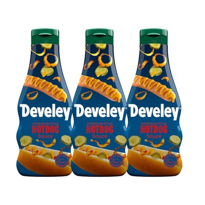 DEVELEY | American Style Hotdog Sauce (3x 250 ml) Gastro Profi