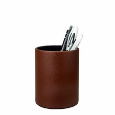 CXLE Pencil Holder Desk Organizer, PU Leather Pen Holder for Desk Decor Organ...