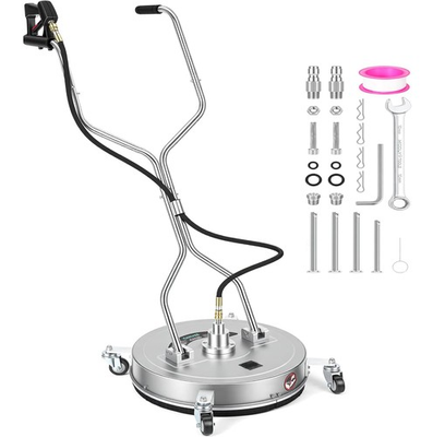 #ad 24quot; Pressure Washer Surface Cleaner Dual Handle Surface Cleaner Stainless Steel $140.99