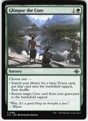 Glimpse the Core U The Lost Caverns of Ixalan 186 LP