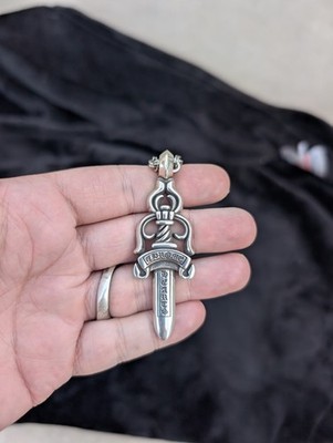 Chrome Hearts Large Dagger Pendant and necklace