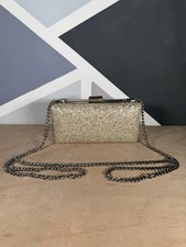 Miss KG Kurt Geiger - Women’s Gold Shimmer Clutch Evening / Party Bag