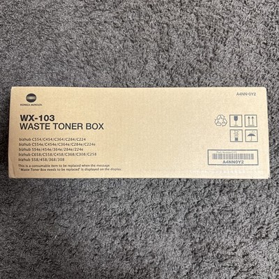 Konica Minolta WX-103 Waste Toner Box - New A4NN0Y2