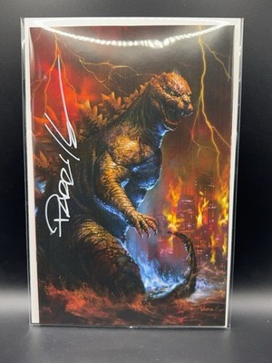 Godzilla in Hell #1 (2025) - Lucio Parrillo Signed Virgin Variant 500 COA