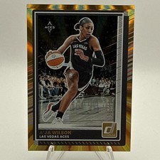 2025 Panini Donruss WNBA A'ja Wilson #82 Orange Laser /199