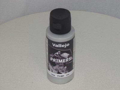 Acrylicos Vallejo Surface Primer Grey 60ml bottle for miniatures