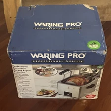 Waring Professional TF200 Rotisserie Turkey Fryer & Steamer Stainless Steel NEW