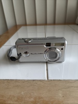 Canon PowerShot A400 3.2MP Compact Digital Silver Camera Tested | eBay