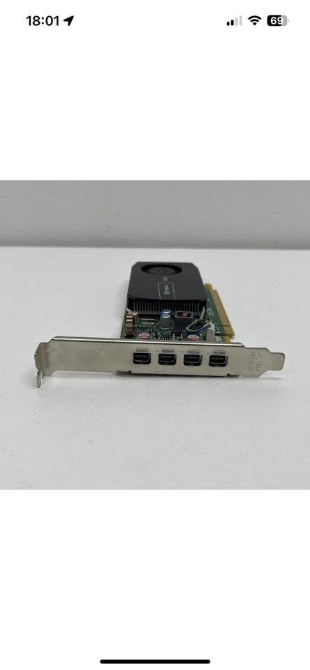 NVIDIA NVS 510 2GB PCI-E PCI Express Quad Monitor DPort Graphics Card HP C2J98AA - Image 2 of 4