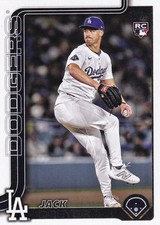2025 TOPPS BASEBALL ROOKIE UPDATE CARD # US77 -JACK DREYER - LOS ANGELES DODGERS