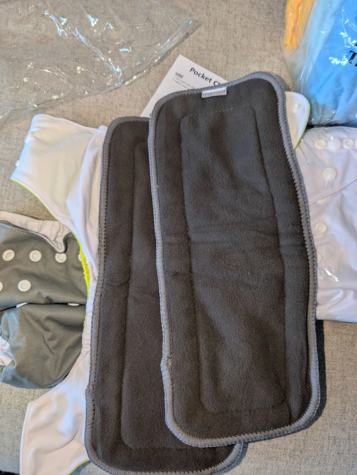 Alva Baby pocket cloth diapers New pack of 6 - Image 3 of 4