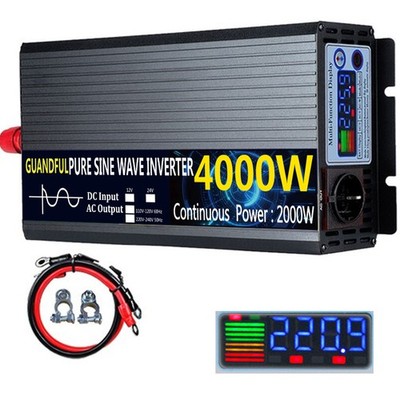 Reiner Sinus Wechselrichter 2000W 4000W 12V auf 220V 230V Spannungswandler