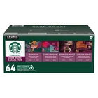 NEW Starbucks Coffee Dark Roasts K-Cup Pods Variety Pack, 64-count