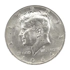 1964-D Kennedy Half Dollar 90% Silver • Stunning Brilliant Uncirculated BU MS