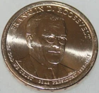 2014-P Presidential Dollar Franklin D Roosevelt — photo from another recent sale