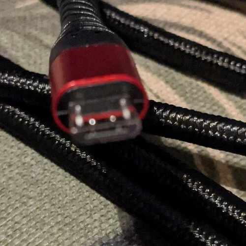 10Ft  Micro USB Data Sync Charger Charging Nylon Braided Cable Cord. 3 Pack.  - Image 4 of 4