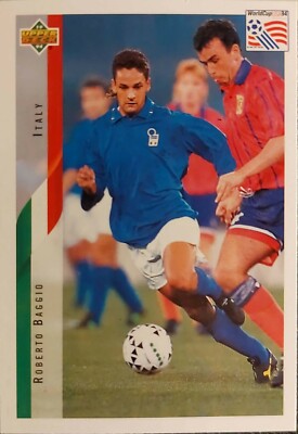 Roberto Baggio 1994 Upper Deck World Cup English/Spanish Italy