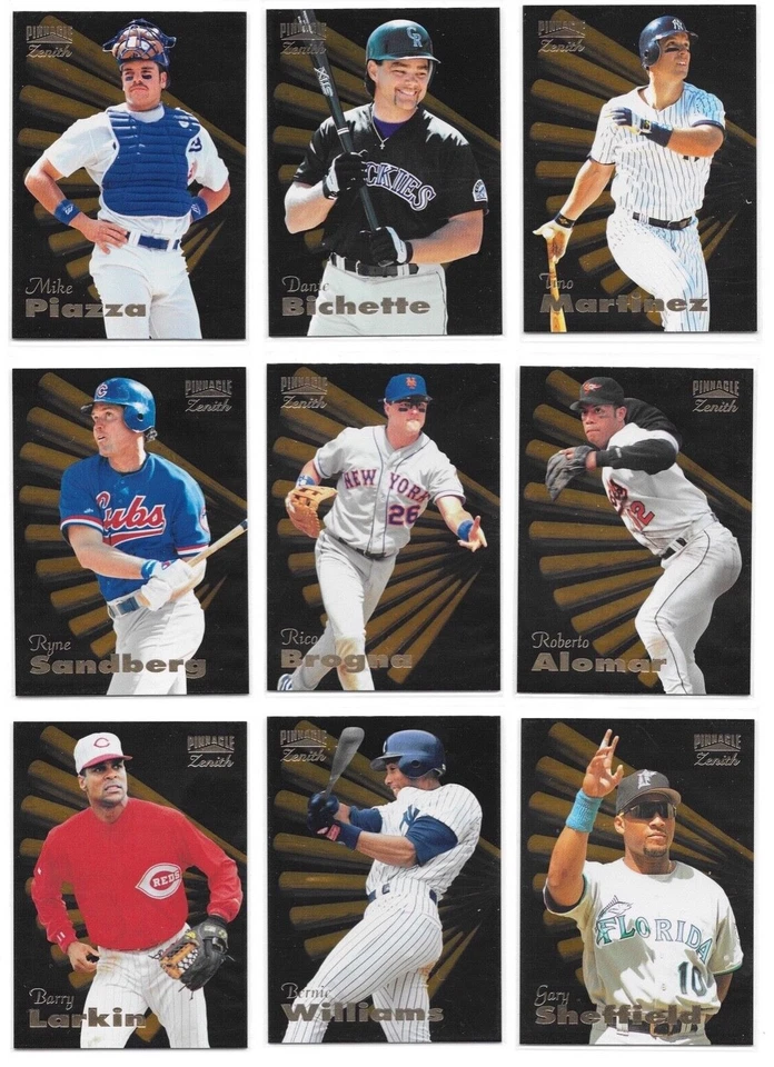 1996 Pinnacle Zenith Baseball Trading Cards / You Choose #s 2 - 144 / mb26 - Image 2 of 4