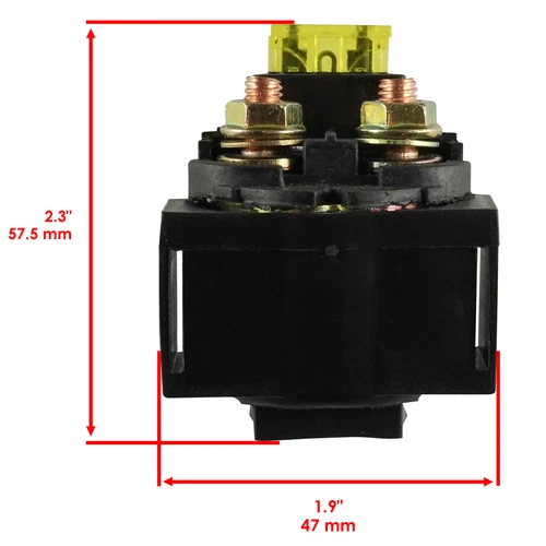 Caltric Starter Solenoid Relay for Kawasaki 27010-1243  27010-1283  27010-0768 - Imagen 2 de 7
