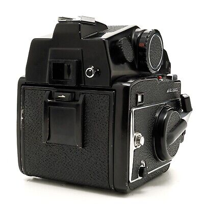Mamiya M645 1000S Film Camera Sample Body w/120 Insert & PDS Prism PD  Finder S
