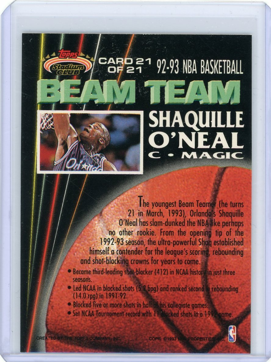 その他 1993 Topps Stadium Club BEAM TEAM 1992-93 Topps Stadium Club Michael Jordan BEAM TEAM #1 BGS